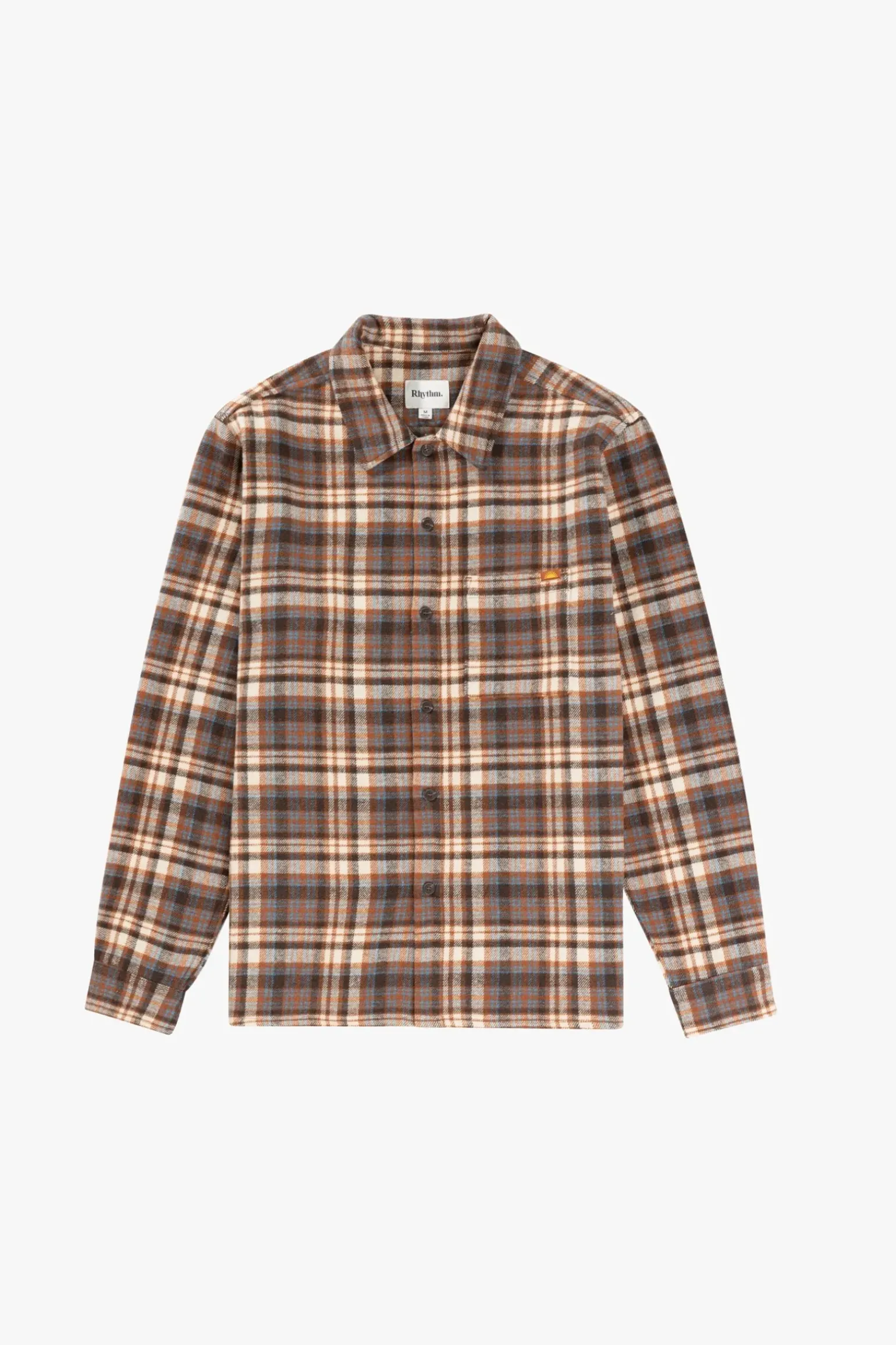 Albert Check LS Shirt Almond