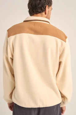 Alder Half Zip Pull Over Latte