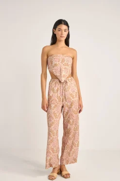 Amelia Scarf Top Rose