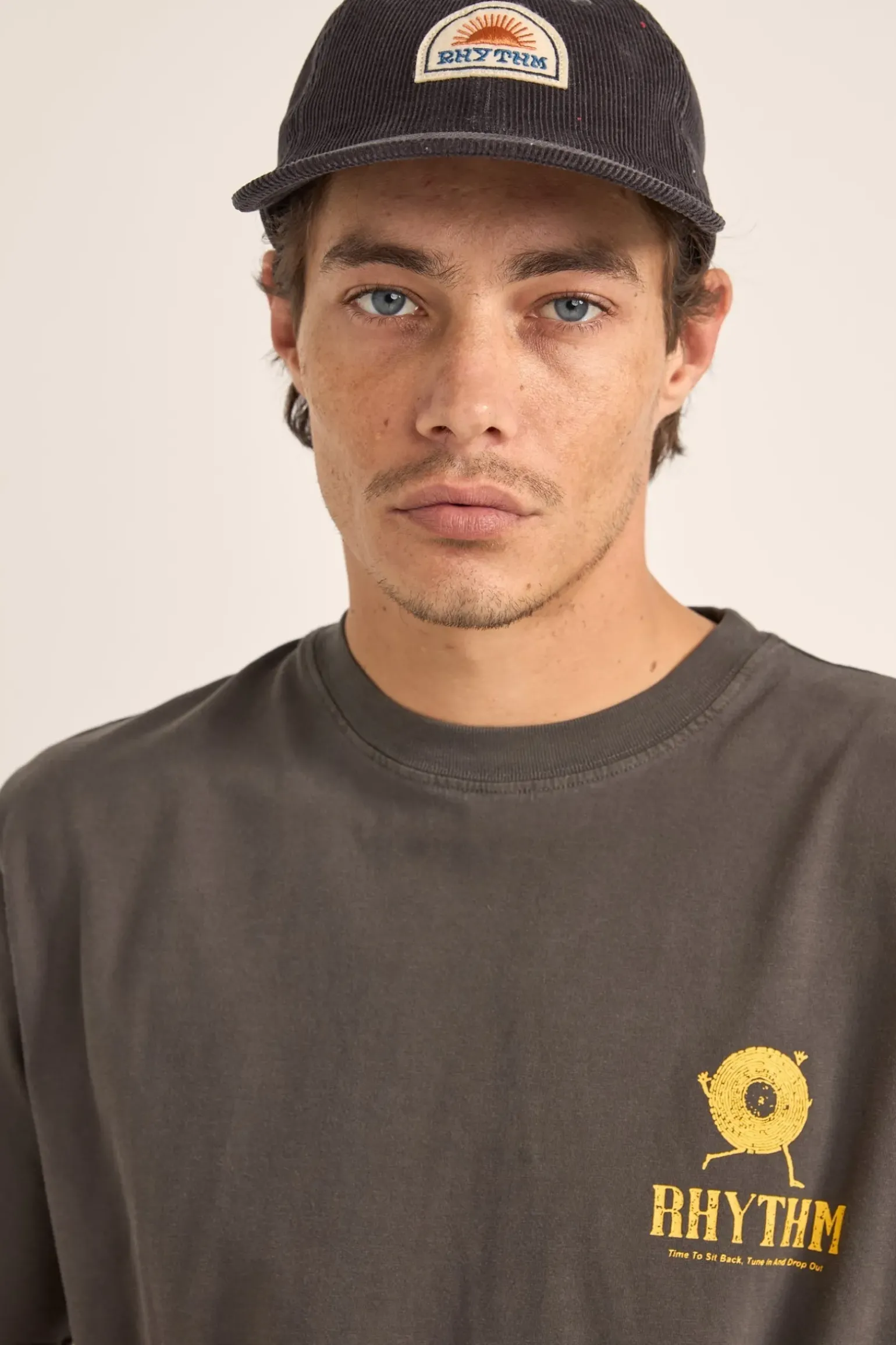 Awake Cord Cap Charcoal