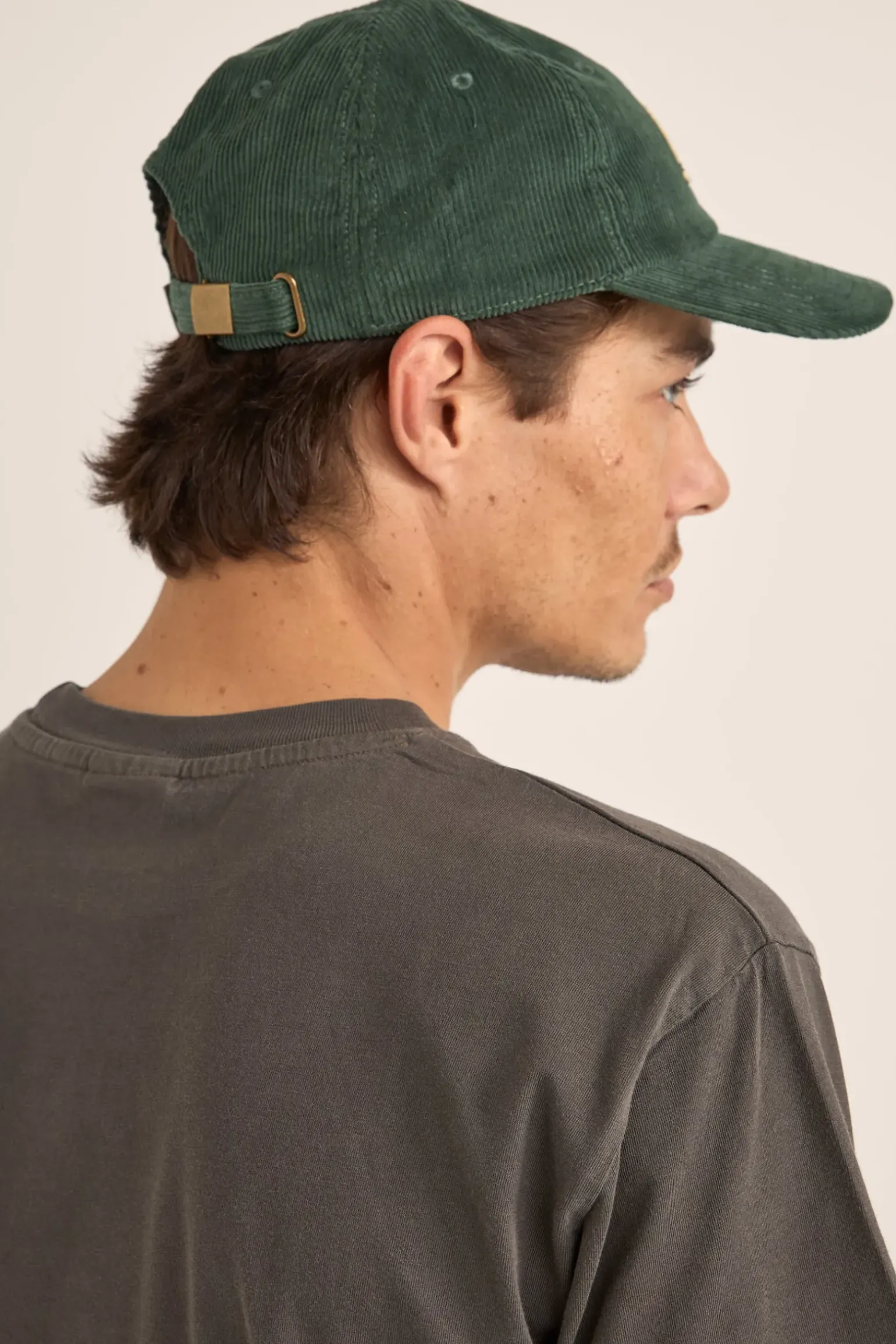Awake Cord Cap Vintage Green