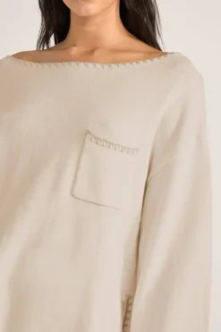 Bondi Knit Jumper Natural