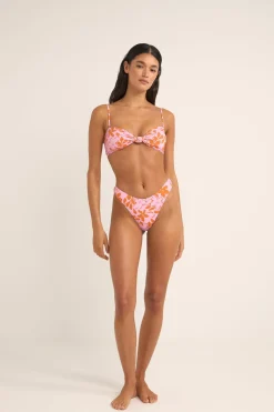 Bora Bora Knotted Bandeau Top Pink