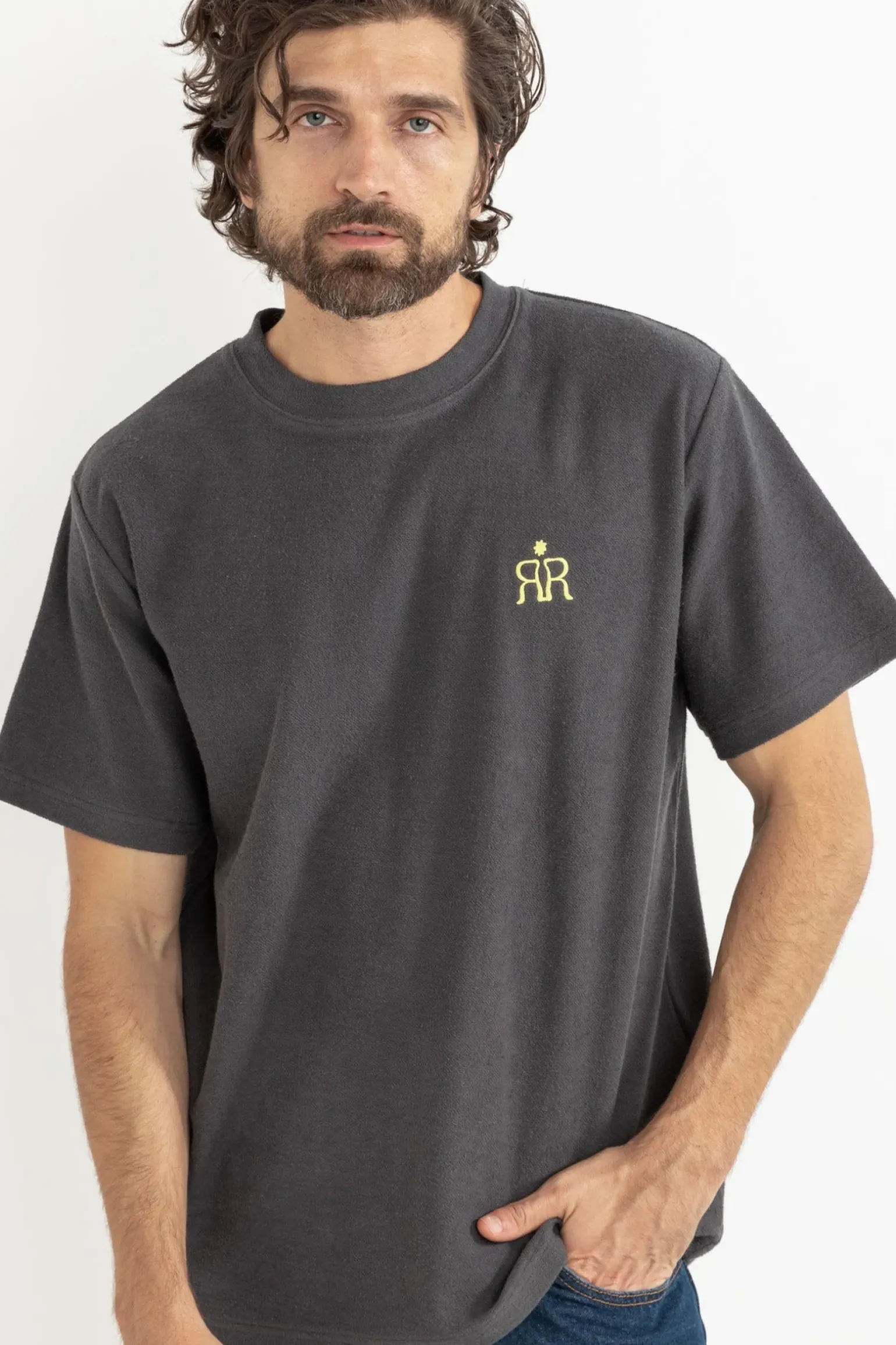 Breakers Terry Vintage Ss T-Shirt Stone Blue