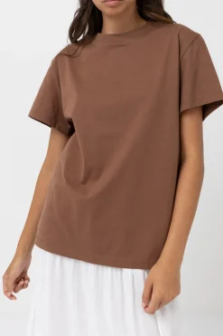 Classic Band Tee Chocolate