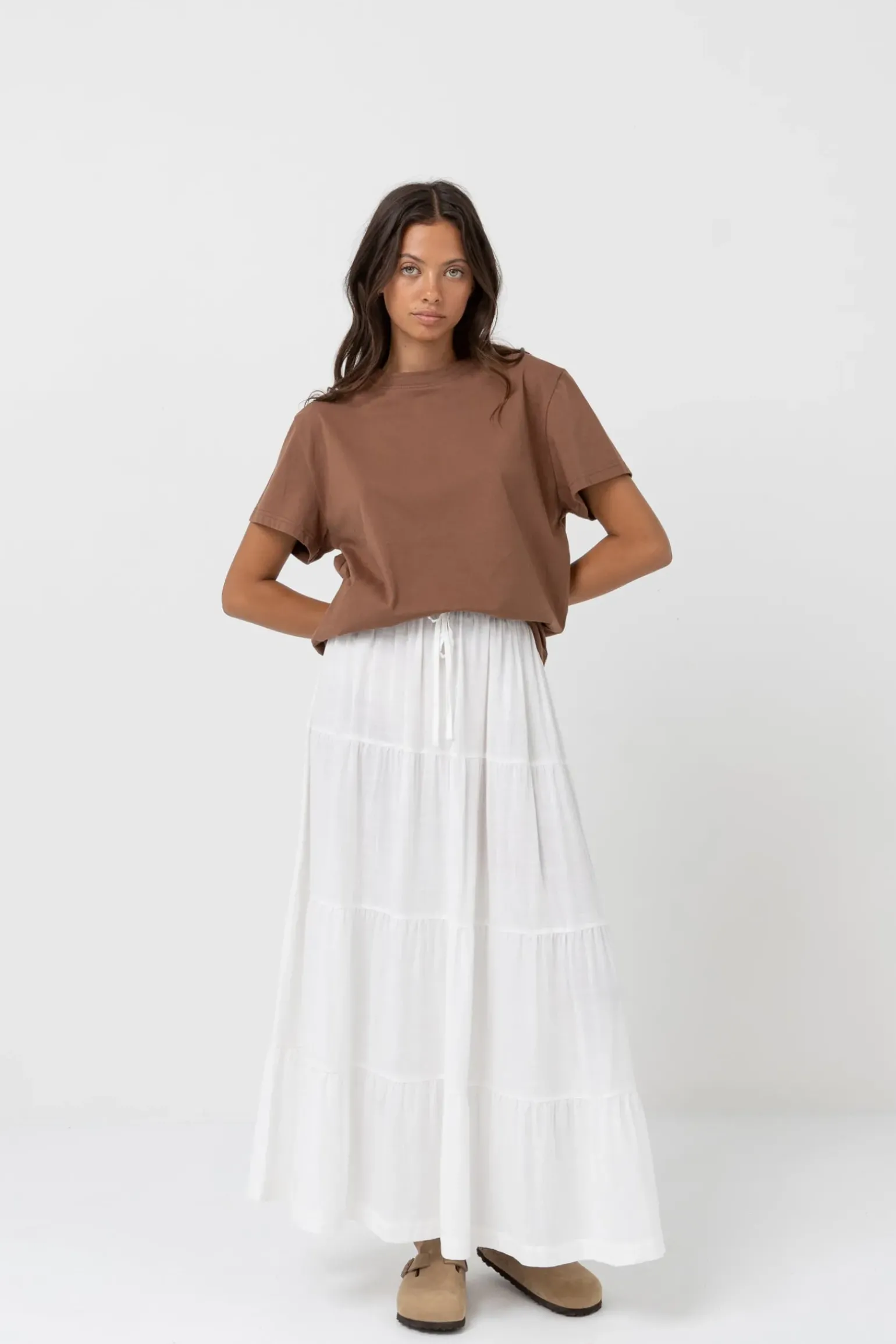 Classic Band Tee Chocolate