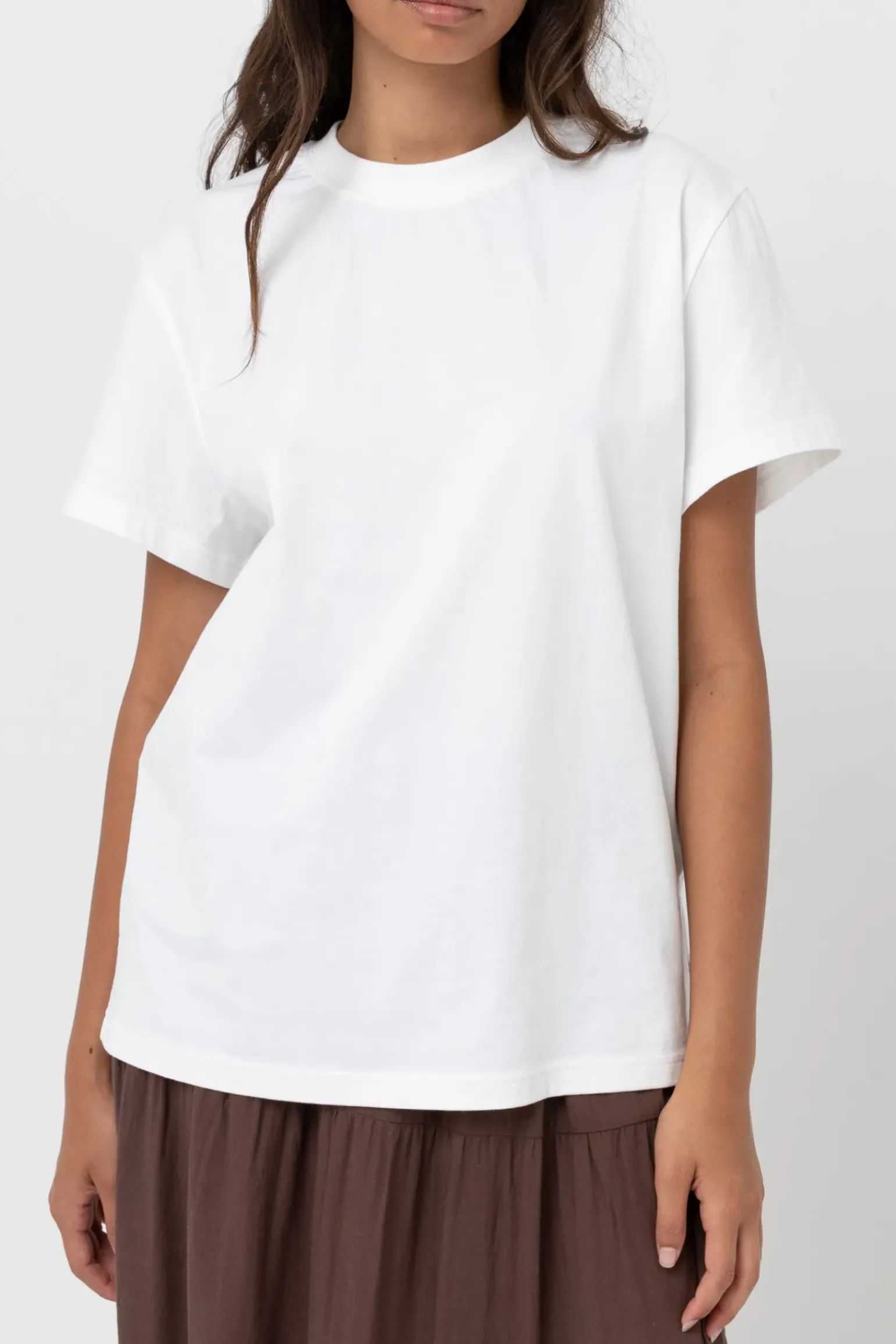 Classic Band Tee White