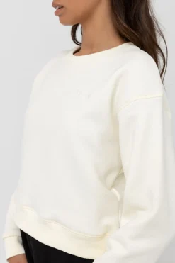 Classic Crew Neck Fleece Antique White