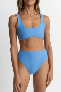 Classic Crop Top Blue