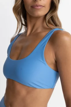 Classic Crop Top Blue