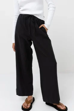 Classic Drawstring Pant Black