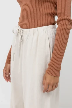 Classic Drawstring Pant Oat
