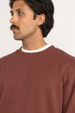 Classic Fleece Crew Merlot