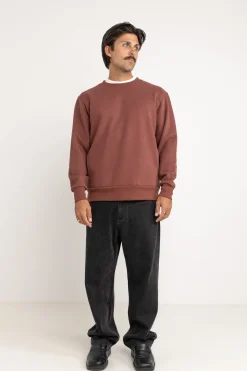 Classic Fleece Crew Merlot