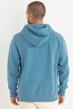 Classic Fleece Hood Mineral Blue