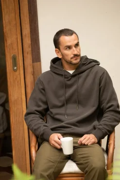 Classic Fleece Hood Vintage Black