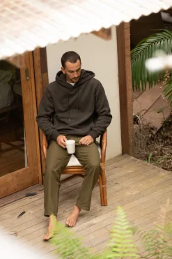 Classic Fleece Hood Vintage Black