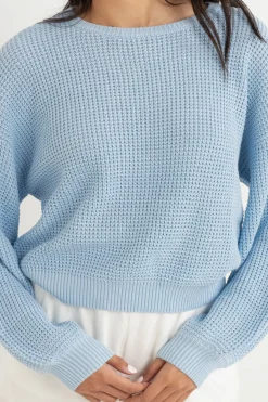 Classic Knit Jumper Blue