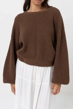Classic Knit Jumper Chocolate
