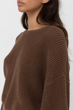 Classic Knit Jumper Chocolate