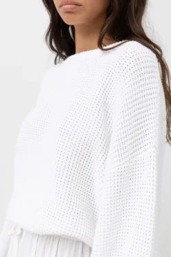 Classic Knit Jumper White