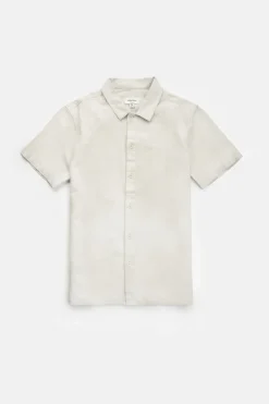 Classic Linen Ss Shirt Sand