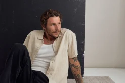 Classic Linen Ss Shirt Sand