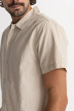 Classic Linen Ss Shirt Sand