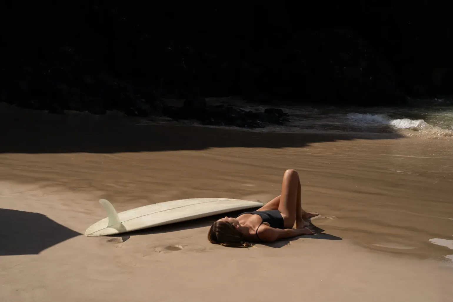 Classic Minimal One Piece Black