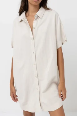 Classic Shirt Dress Oat