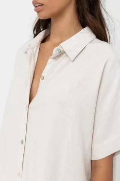 Classic Shirt Dress Oat