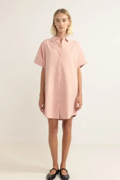 Classic Shirt Dress Rose