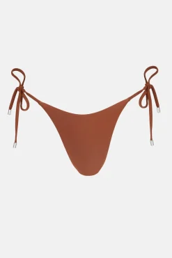 Classic Tie Side Hi Cut Pant Rust