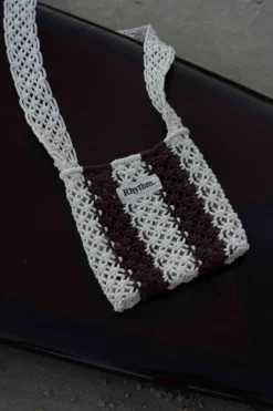 Crochet Shoulder Bag Brown