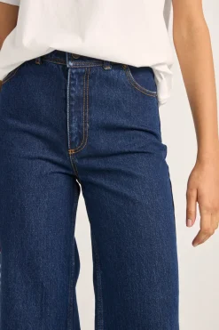 Demi High Loose Denim Jeans Indigo