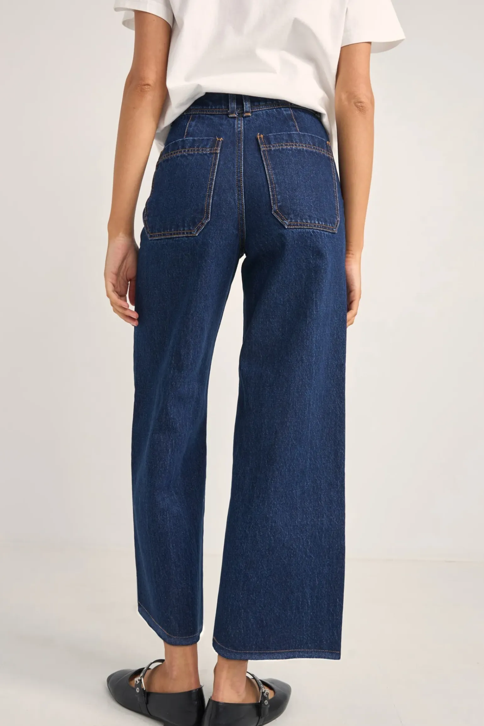Demi High Loose Denim Jeans Indigo