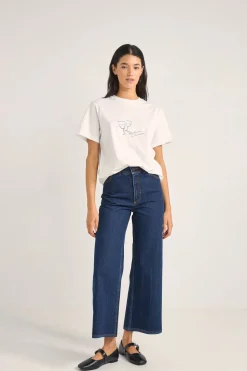 Demi High Loose Denim Jeans Indigo