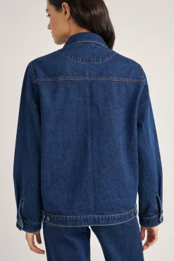 Demi Oversized Denim Jacket Indigo