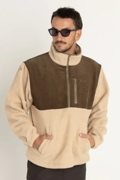Dune Half Zip Pullover Tobacco
