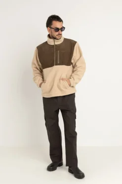 Dune Half Zip Pullover Tobacco