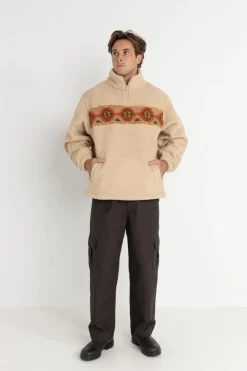 Dusty Quarter Zip Natural