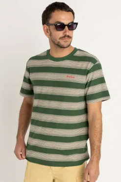 Echo Stripe Ss T-Shirt Natural