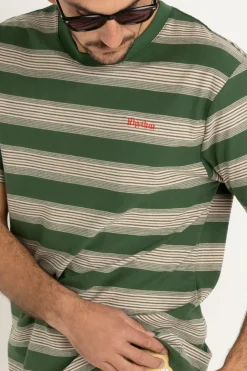 Echo Stripe Ss T-Shirt Natural