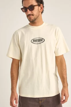 Elliptic Printed Vintage Ss T-Shirt Ecru