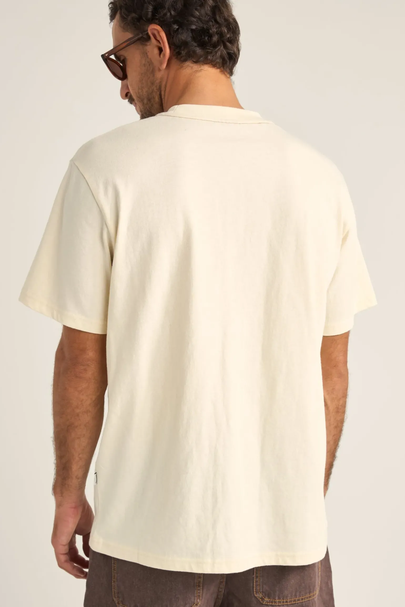 Elliptic Printed Vintage Ss T-Shirt Ecru