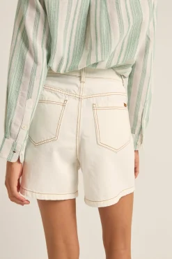 Escape Denim Short Cream