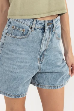 Escape Denim Short Washed Blue