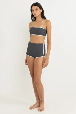 Essential Rib Contrast Surf Short Graphite