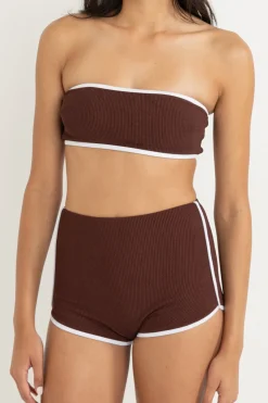 Essential Rib Contrast Surf Short Cafe