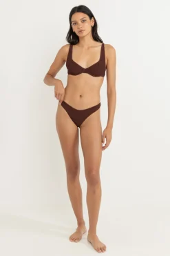 Essential Rib Underwire Top Cafe